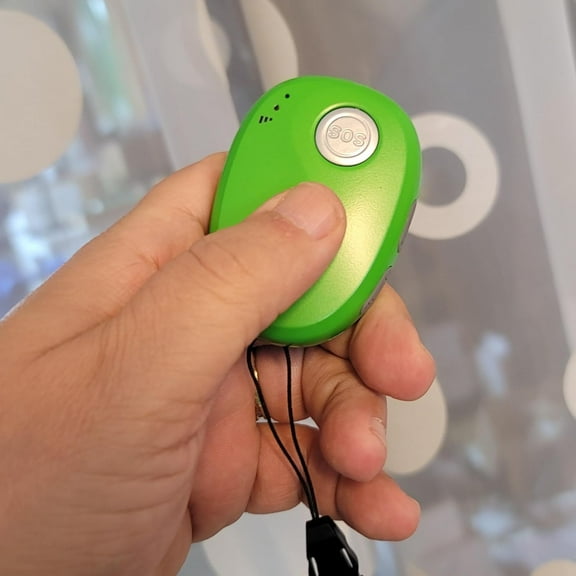 SkyAngel~Wave | One Payment for Life | Mobile Cellular Alert | Fall Detection | Waterproof | Call and Speak to 911 | Life Guardian Alert Two Way Voice | No Subscription | No Cellphone Needed (Green)