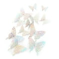 thumbnail image 1 of SkyAuks 36/12Pcs 3D brilliance Butterfly Wall Stickers Decals DIY Wall Art Decor Home Wall Decoration Sticker Mural for Kids Girls Children Bedroom Living Room Background Nursery, 1 of 8