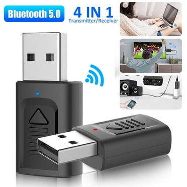 SkyAuks Bluetooth 5.0 Portable USB Bluetooth Transmitter Wireless Audio Receiver