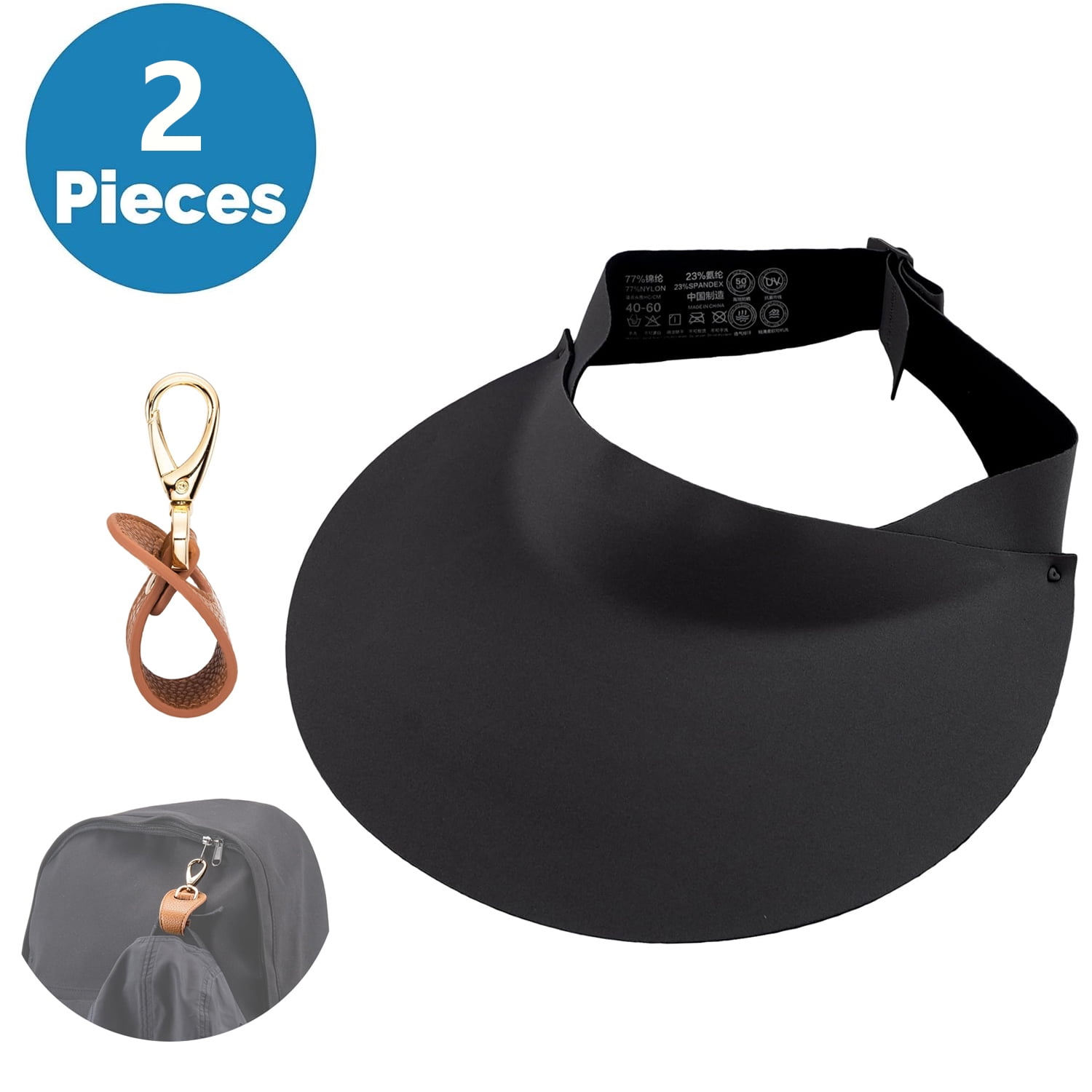 SkyAuks Sun Hats for Women UV Protection with Hat Clip, Packable