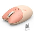 thumbnail image 1 of SkyAuks Wireless Mouse, Silent Mouse with USB Nano Receiver, Beige, 1 of 1