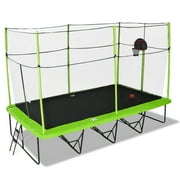 SkyBound 10x17 ft Rectangle Trampoline with Enclosure Net for Kids and Adults, Recreational Trampoline Outdoor