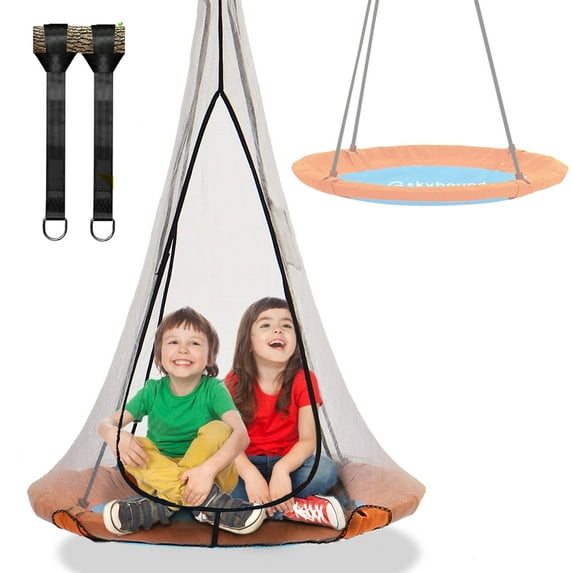 SkyBound Saucer Tree Swing for Kids, Outdoor Flying Swing for Adult Support Up to 600lbs
