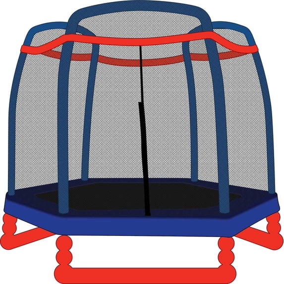 SkyBound 7-Foot Trampoline Net - Fits 3 Arch Enclosures (Little Tikes)