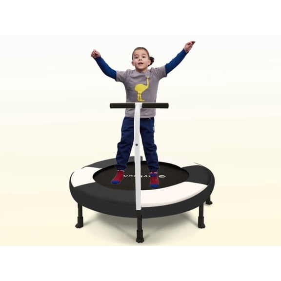SkyBound Mini Trampoline for Toddlers with Handlebar