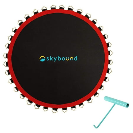 SkyBound Premium Trampoline Replacement Mat 159"Wide with 96 V-Rings for 15ft Trampoline fits 7"Springs,SunGuard Protection.