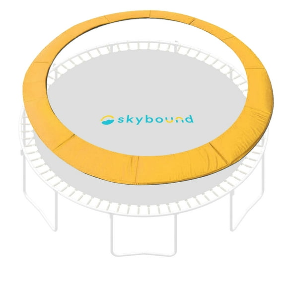 SkyBound Universal Round Trampoline Pad Spring Cover for 15Ft Trampoline Fits up to 8" Springs,Yellow