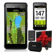 SkyCaddie PRO 4X Handheld Golf GPS Gift Box Bundle, Includes PlayBetter Portable Charger, Wall Adapter, Protective Hard Case