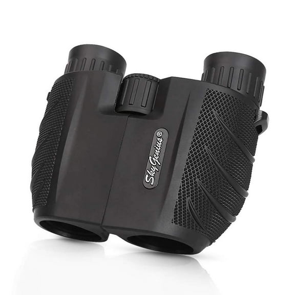 SkyGenius 10x25 Binoculars BAK4 Roof Prism for Adults Kids Bird Watching Travel Camping