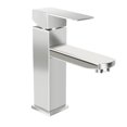 thumbnail image 1 of SkyGenius Brushed Nickel Single Hole Bathroom Faucet Modern Single Handle Sink Faucet, 1 of 8
