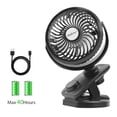 thumbnail image 1 of SkyGenius Portable Mini Fan Battery Operated Clip on Desk Fan USB Rechargeable, 1 of 8