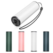 SkyGenius Rechargeable Pocket Hand Warmer for Winter, Power Bank, White