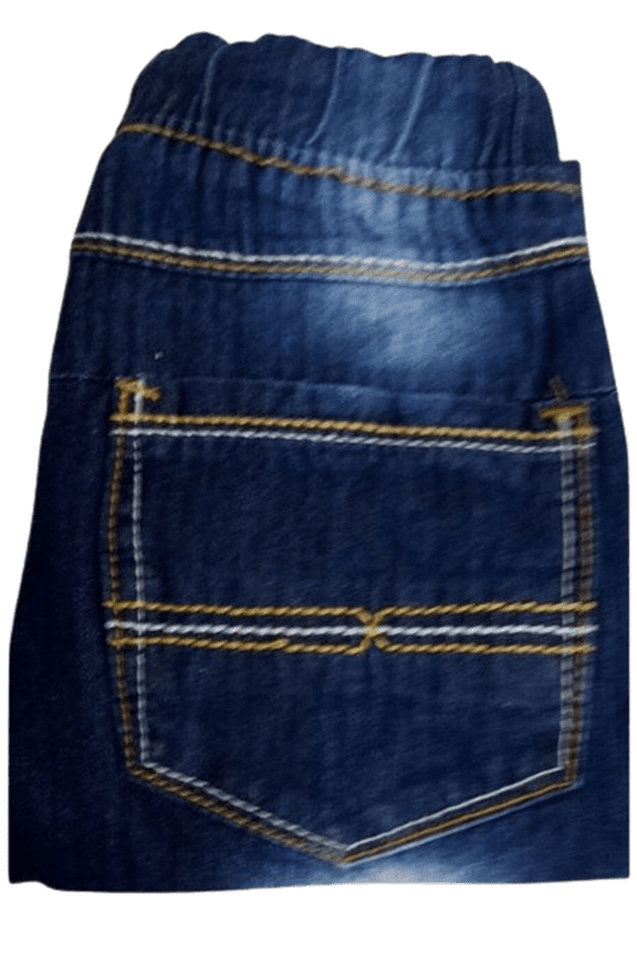 Boys - Adjustable Waist - Organic Cotton - Denim Jogger (Style F ) Size 8-9