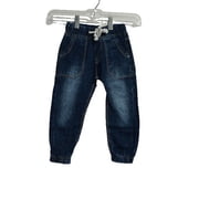 SkyHi Boys - Adjustable Waist - Organic Cotton - Denim Jogger Style G   Size 7/8