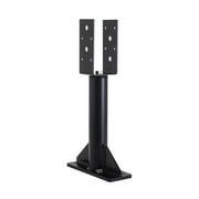 SkyLift SKDR-3.5 12 Designer Skylift Roof Riser for Vertical Wood Post with 3-1/2 Saddle - Black