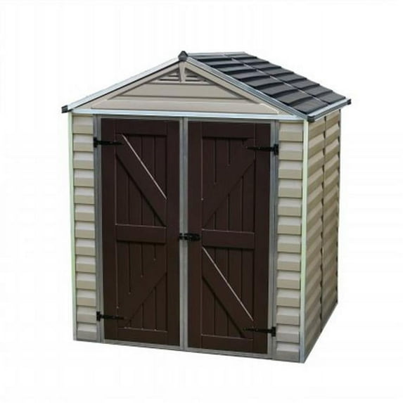 SkyLight Storage Shed - 6 x 5 ft. - Tan