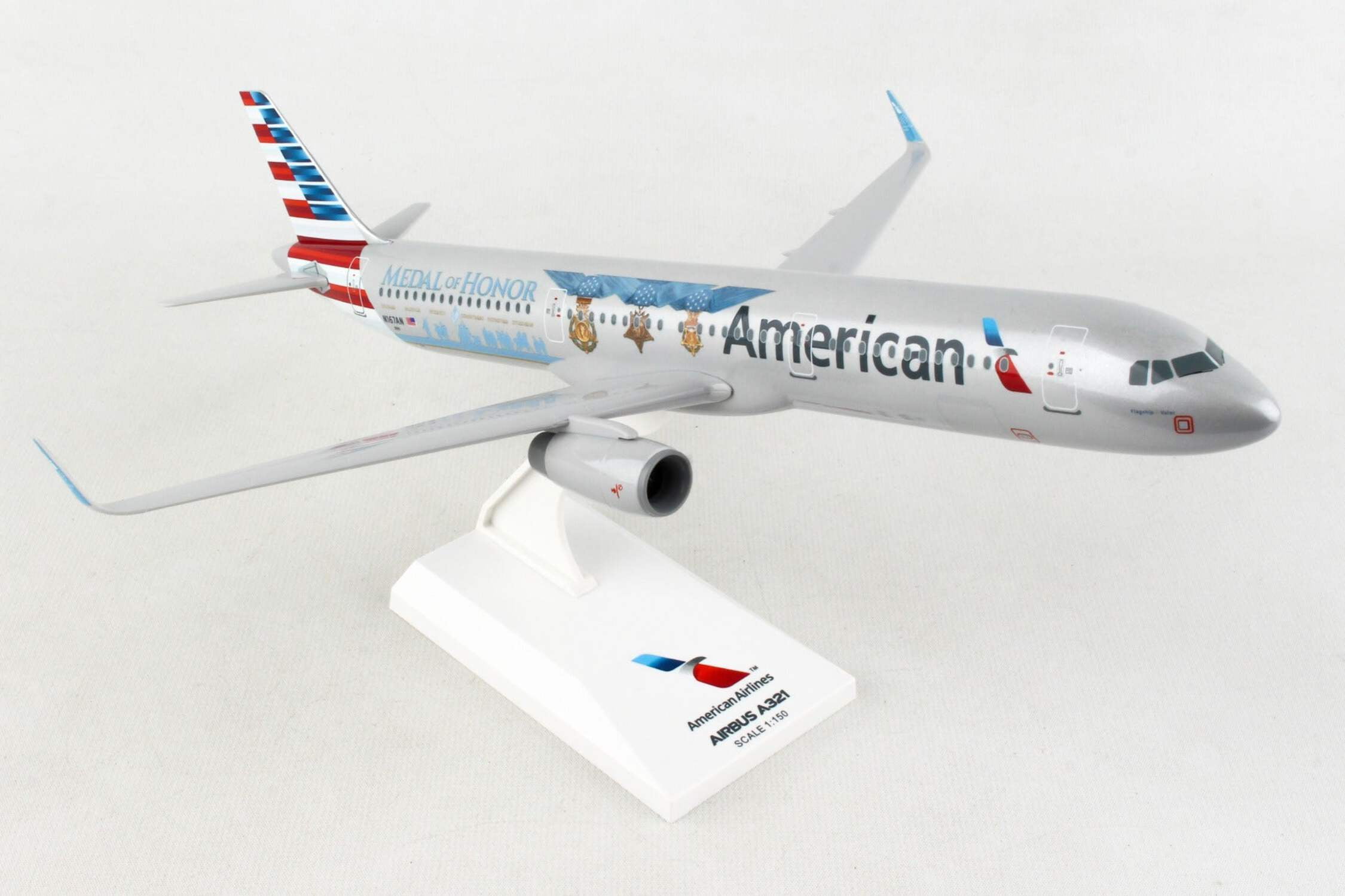 SkyMarks American Airlines Airbus A321 'Medal of Honor' 1/150 Scale ...