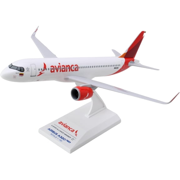 SkyMarks Avianca Airbus A320neo 1/150 Scale Snap-Fit Display Model  Officially Licensed Collectible for Ages 14+