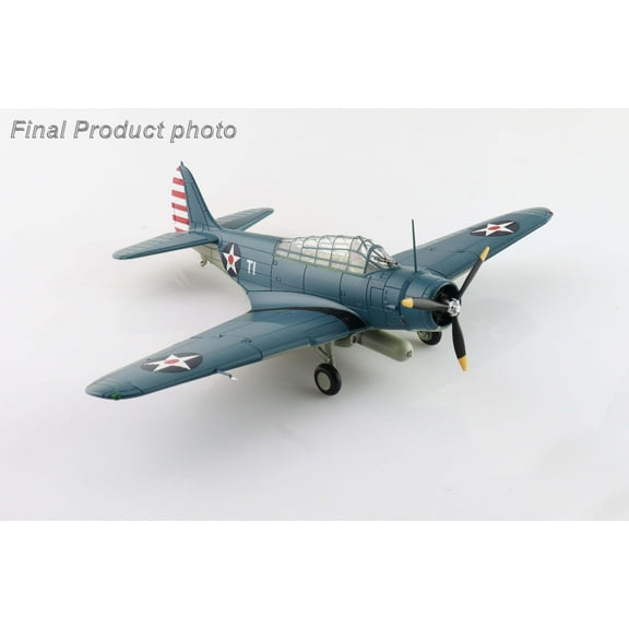 Douglas TBD-1 Devastator Bomber Aircraft "USS Lexington" (1942) US Navy 1/72 Diecast Model by Hobby Master
