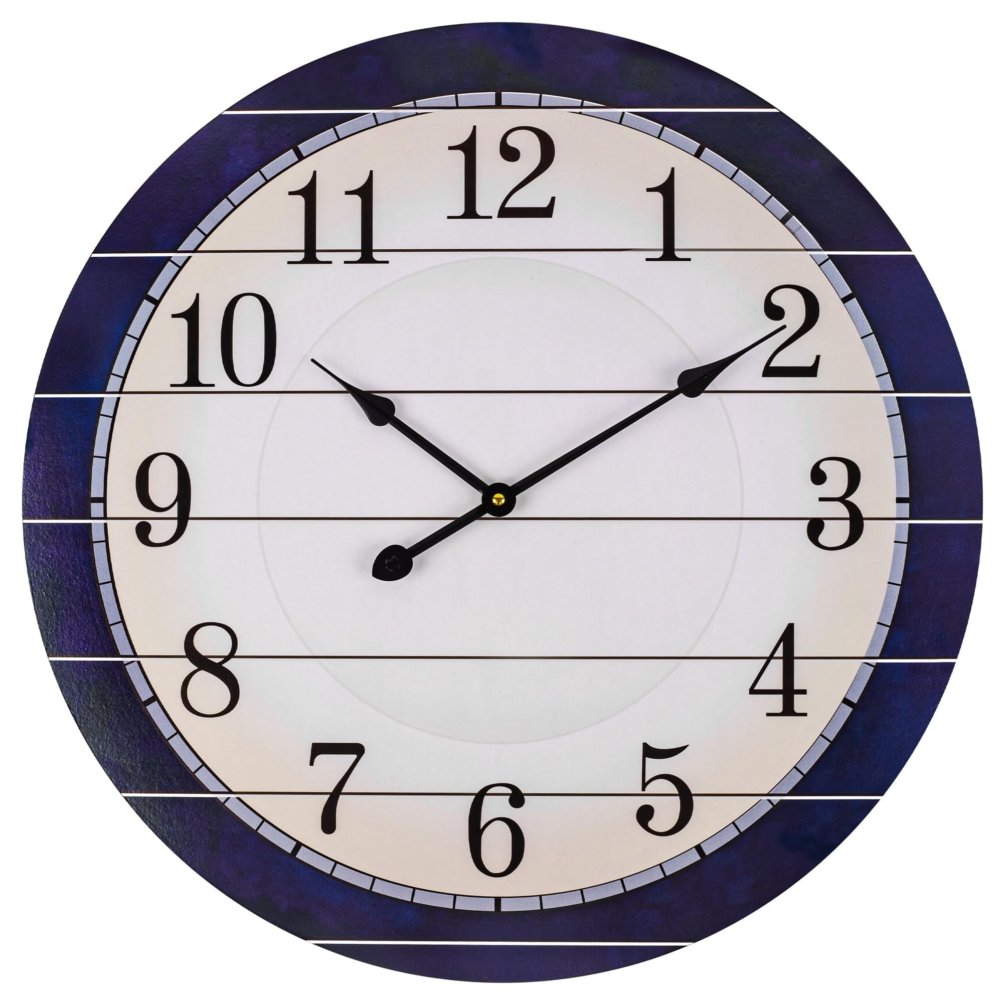 SkyNature Large Wall Clocks for Living Room Decor, 24 in Farmhouse Wall Clock Silent Battery