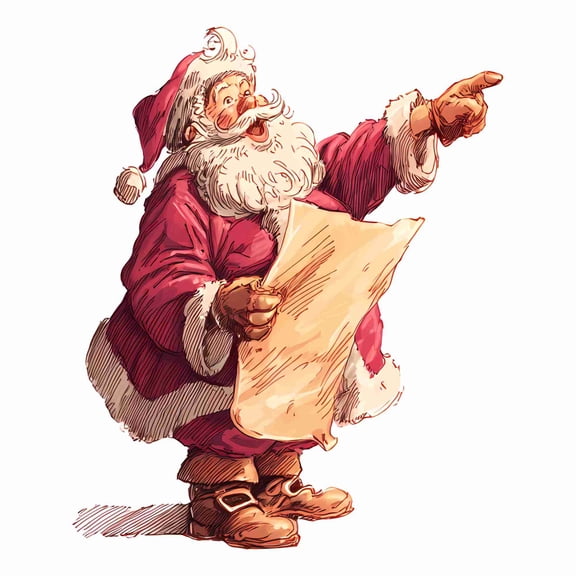 SkyOlla Christmas Tree with Santa Claus & Snowflakes Wall Sticker Merry Christmas Vinyl Decor for Bedroom, Kids Room & Home Peel & Stick | Pack of 2