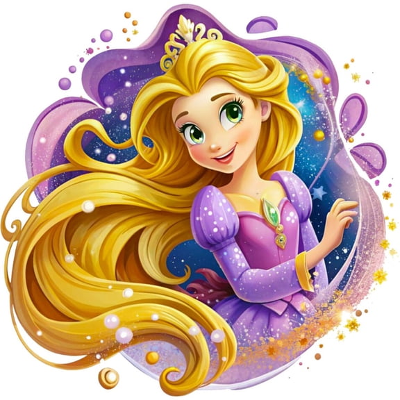 SkyOlla Fairy Princess Wall Sticker for Nursery Decorative Room Art 60x50 cm Cute Cartoon Vinyl Wall Decal Self Adhesive Art for Kids Bedroom Easy Peel Stick Pack of 2
