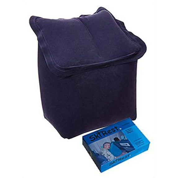 SkyRest® Inflatable Head Neck Rest Travel Pillow- Portable Made of PVC Material