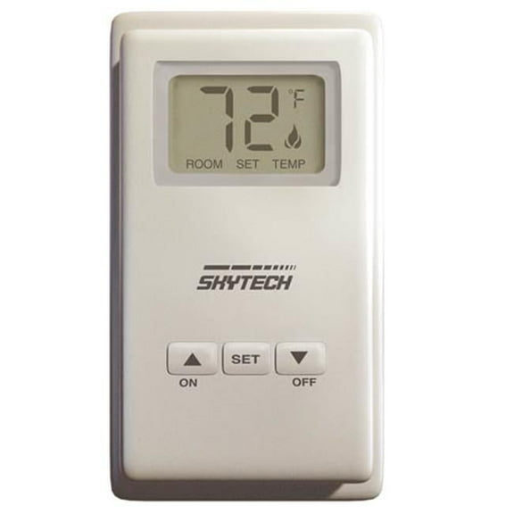 SkyTech TS-R-2-A LCD Wireless Surface Mount Wall System for Millivolt Valve