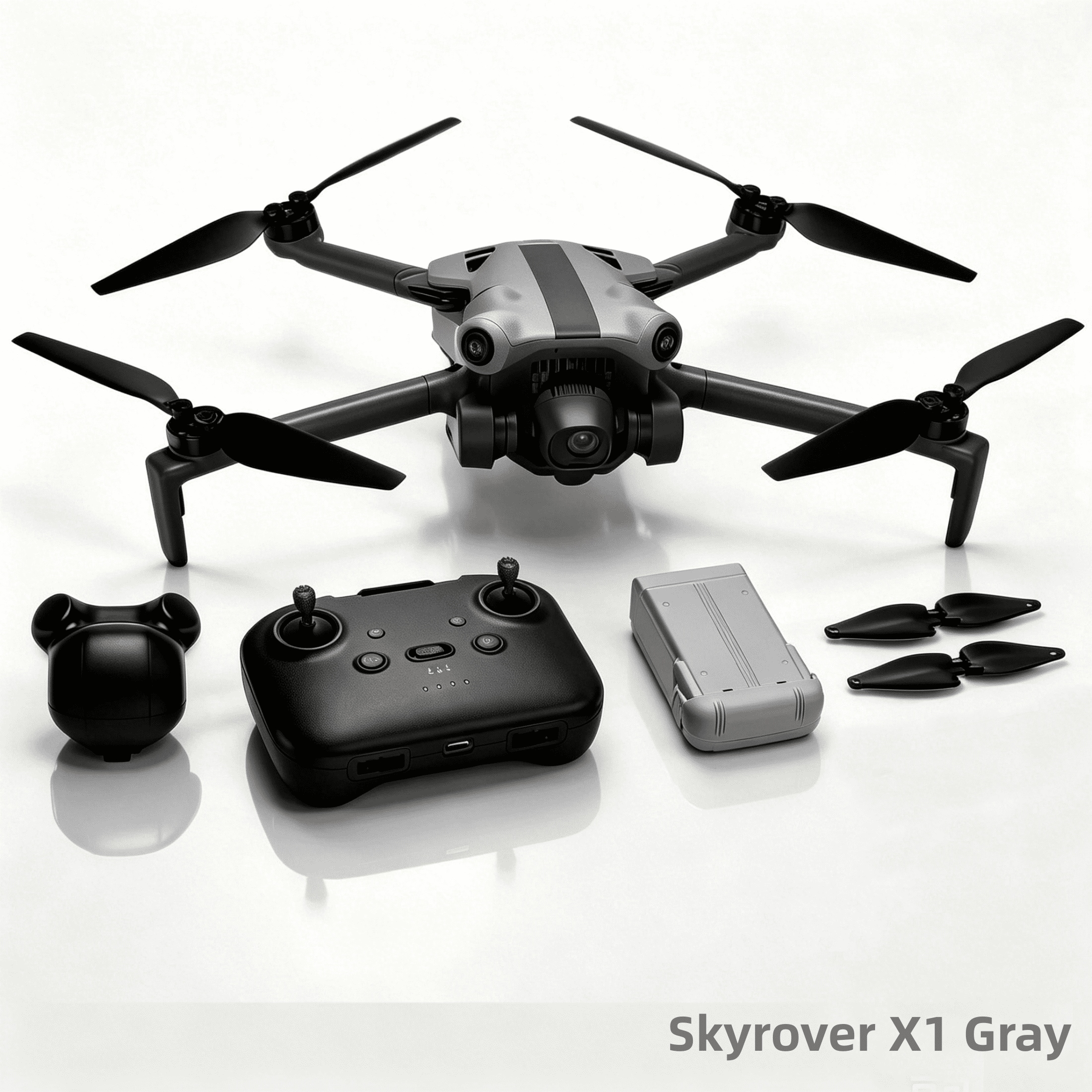 Skyrover X1 4K Camera Drone for Adults & Beginners, Under 249g, 32 Min Flight, 15km Video Transmission, Omnidirectional Vision Sensing
