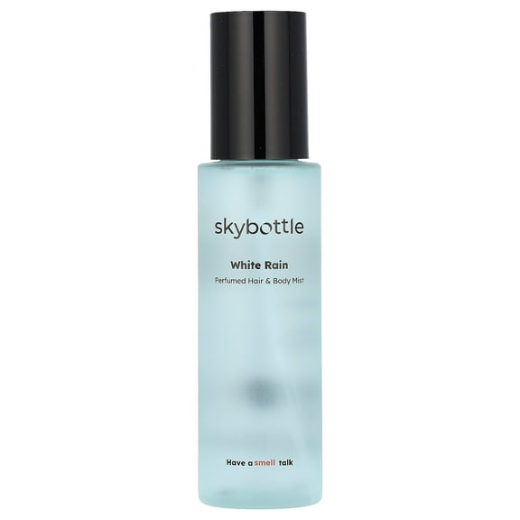 Skybottle Perfumed Hair&Body Mist White Rain with White Rose Scent, Moisturizing Multipurpose Hair and Body Spray with Niche Scents, 3.4 Fl. Oz