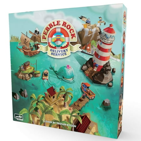 Skybound Entertainment Pebble Rock Delivery Service, Strategy Board Game, Ages 8+, 2-4 Players