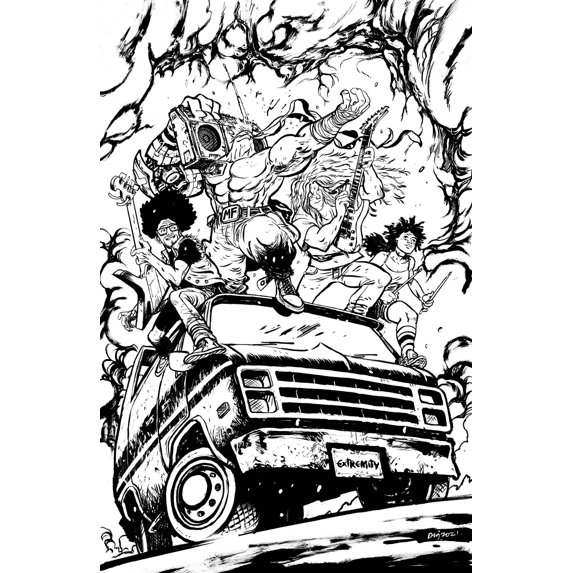 Skybound X #3 Cvr G 10 Copy Incv B&w Johnson (mr) Image Comics Comic Book