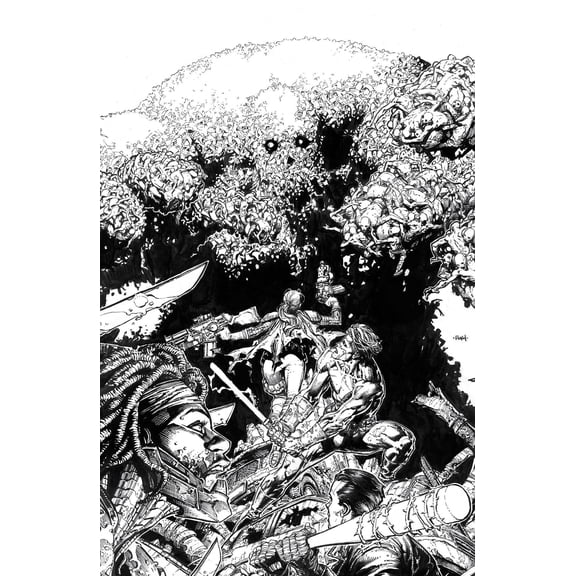 Skybound X #5 Cvr F 25 Copy Incv B&w Finch Image Comics Comic Book