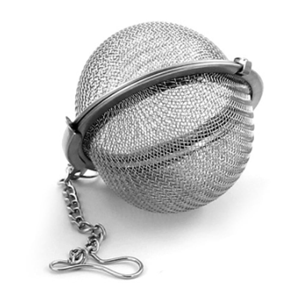 Skycarper 1PCS Stainless Steel Tea Ball for Loose Tea, Reusable Tea Infuser with Mesh and Extra