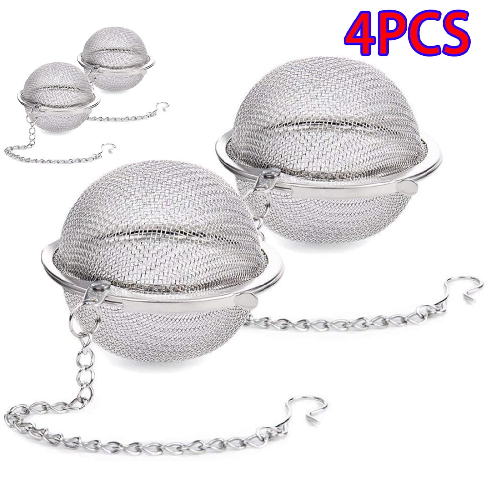 Skycarper 4PCS Stainless Steel Tea Ball for Loose Tea, Reusable Tea ...