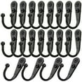 thumbnail image 1 of Skycarper Black Hooks, Wall Mounted Hanging Hooks with Screws for Towel, Key, Robe, Coats, Scarf, Bag, Cap, Coffee Cup, Mugs (20PCS), 1 of 7