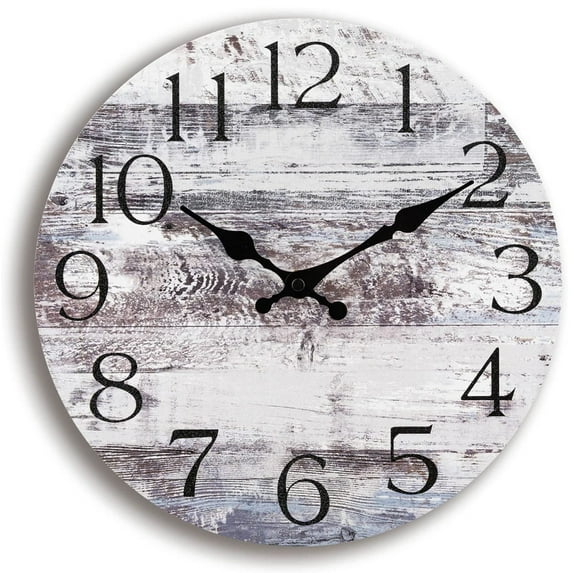 Skycarper Vintage Country Retro Indoor Decorative Wall Clock, Non-Ticking