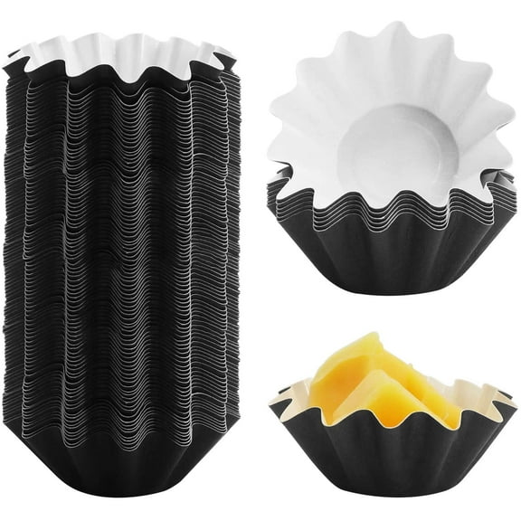 Skycarper Wax Warmer Liners, Reusable Wax Liners, Leak-Proof Wax Tray for Electric Scented Wax Warmers, Plug-in Warmers, Candle Warmer (Black, 50Pcs)