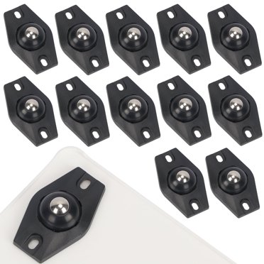 Self Adhesive Castor Wheels,Small Castor, 24 Pcs Paste The Universal Wheel Mini Accessories House Accessories For Home Plastic Trash Bin Appliance Wheels Mini Caster Wheels For Appliances Caster Wheel