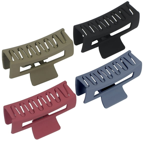 Skycase 4 PCS Hair Clips,Large Strong Hold Hair Claw Clips,Hair Claw Clips for Thick and Thin Hair for Women Hair Accessories,Style-A