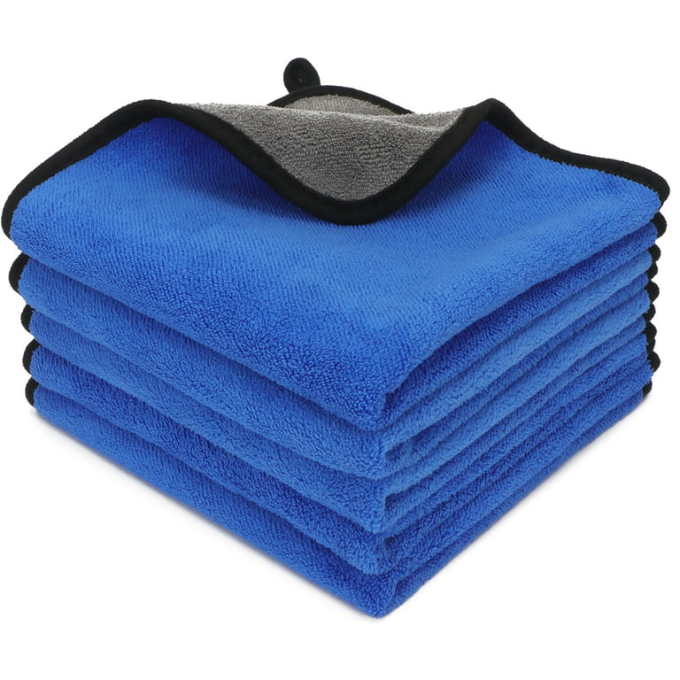 Skycase Microfiber Towels for Cars,[5 Pack]Professional Premium All-Purpose  Microfiber Towels for Household Cleaning Car Washing,Highly