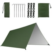 Skycase Outdoor Beach Tent,Canopy Tent Sun Shelter,(118 x118 INCH) Waterproof Camping Sun Shelter with Sandbags,Green