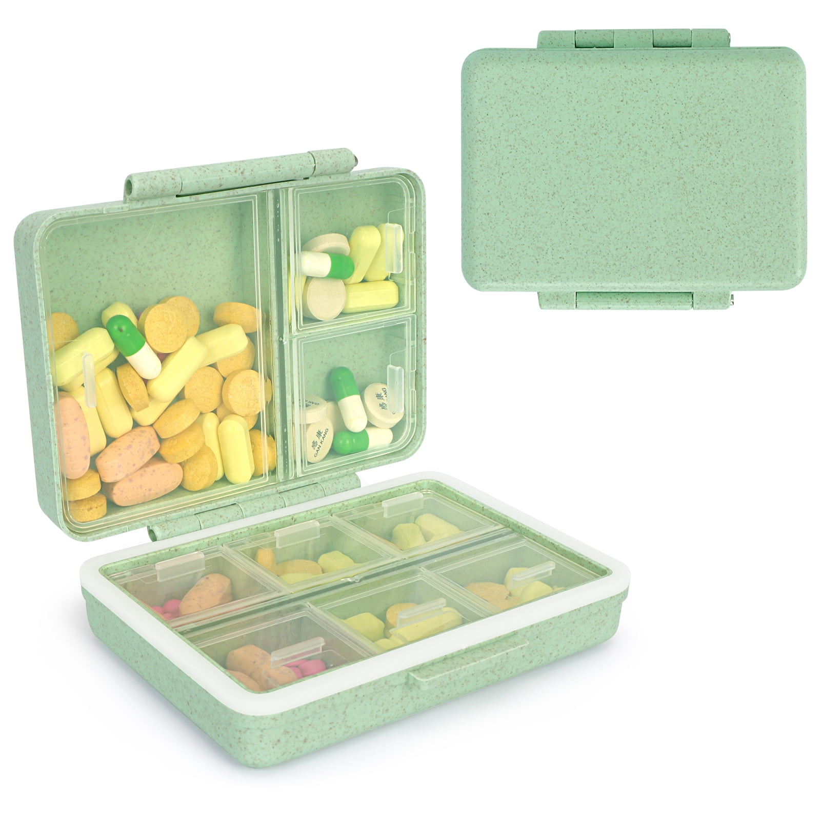 Small Pill Box Cute Pill Case Portable Colorful Pocket Purse Briefcase 3  Pcs | eBay