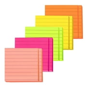 Skycase Sticky Notes Line, 10Pads Colored Sticky Notes, Padded Sticky Notes, Self-Adhesive Notes Line Colorful Post Memos for Office and Home