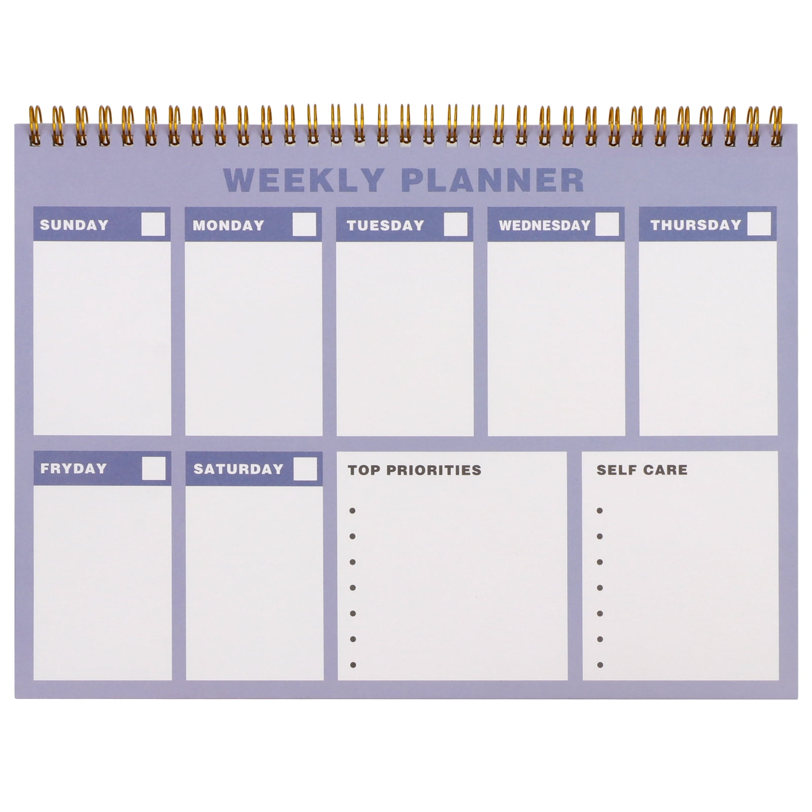 Skycase Weekly Planner Notepad,Undated Planning Pad with Daily Schedule,50  Sheets Weekly Calendar Notepad for Work,Office, Home,Undated Weekly to Do  List Notepad Daily Tasks, Checklist,Schedule - Walmart.com