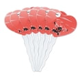 thumbnail image 1 of Skydiver Skydiving Out of Plane Heart Love Cupcake Picks Toppers Decoration Set of 6, 1 of 6