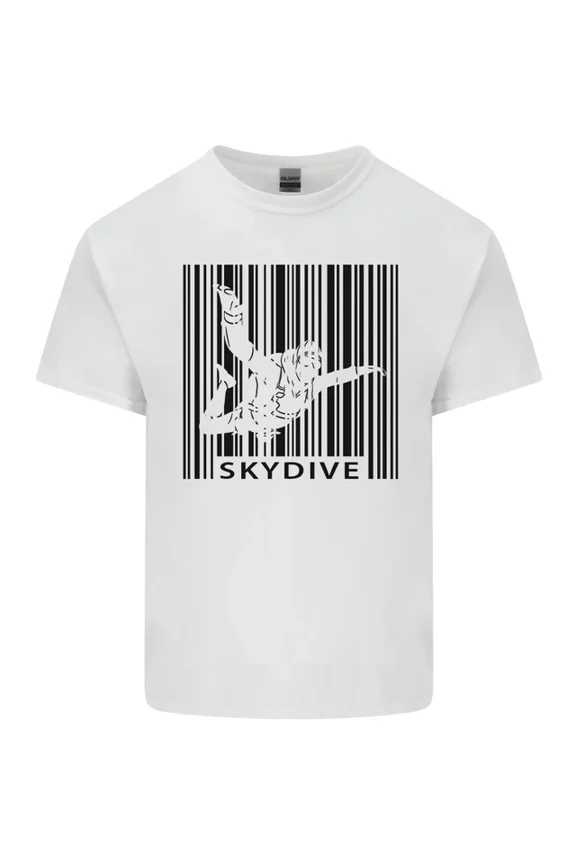 Skydiving Barcode Skydive Skydiver Freefall T-Shirt