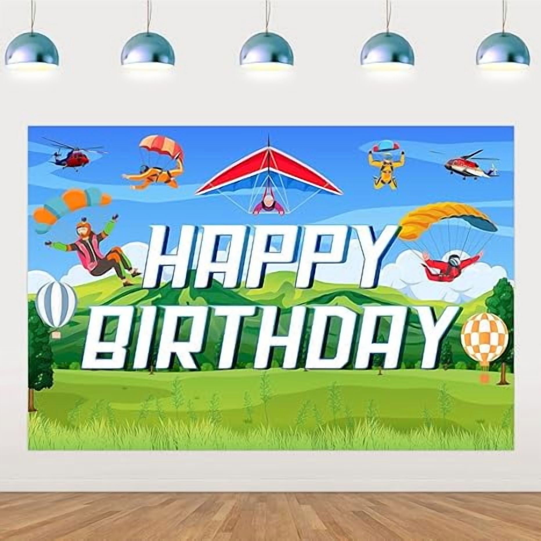 Fangleland 5X7ft DJ Theme Happy Birthday Backdrop, DJ Rock And Roll Disco Birthday - View #2