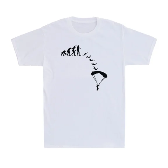 Skydiving Evolution T-Shirt Sportsman Men'S T-Shirt Unisex Full Size S-5XL