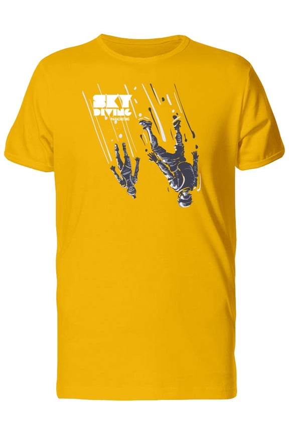 Skydiving Extreme Adventure Love T-Shirt Men -Image by Shutterstock, Male Small